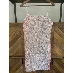 NWT Endless Rose Confetti Sequin Dress Sz M